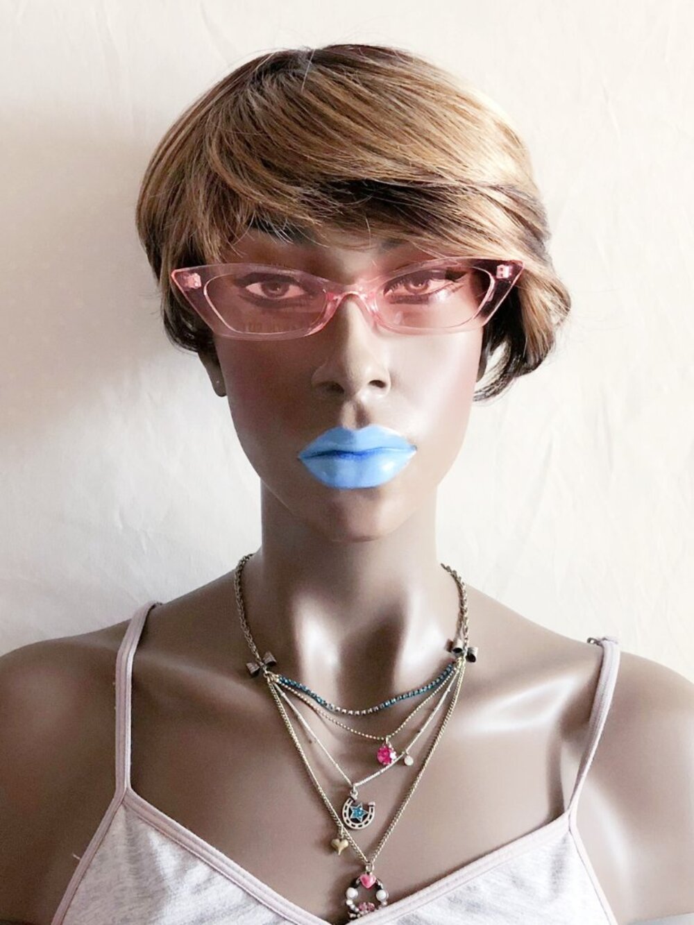 Pink Slim Cat Eye Sunglasses